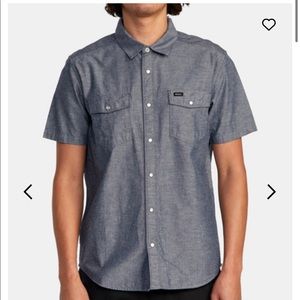 RVCA Linen Cotton Button Down